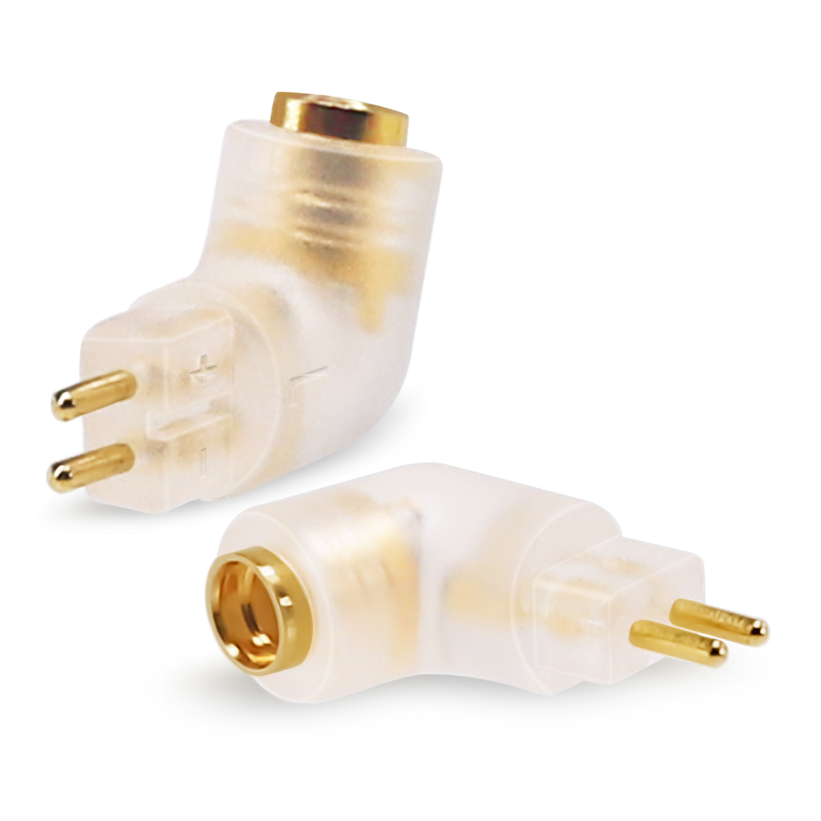 Okcsc 0,78mm macho a MMCX hembra adaptador 2PIN 0,78 a MMCX macho a hembra adaptador de auriculares