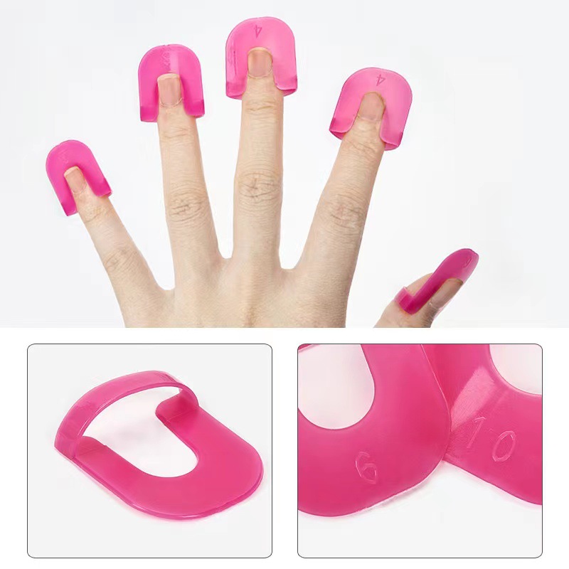 Clip anti-desbordamiento de uñas modelo clip borde de uñas impresión de esmalte de uñas degradado francés herramienta auxiliar anti-desbordamiento