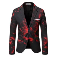 Внешняя торговля досуг костюм корейский Slim-fit бизнес Профессиональный платье печатных костюм куртка 8822-P80