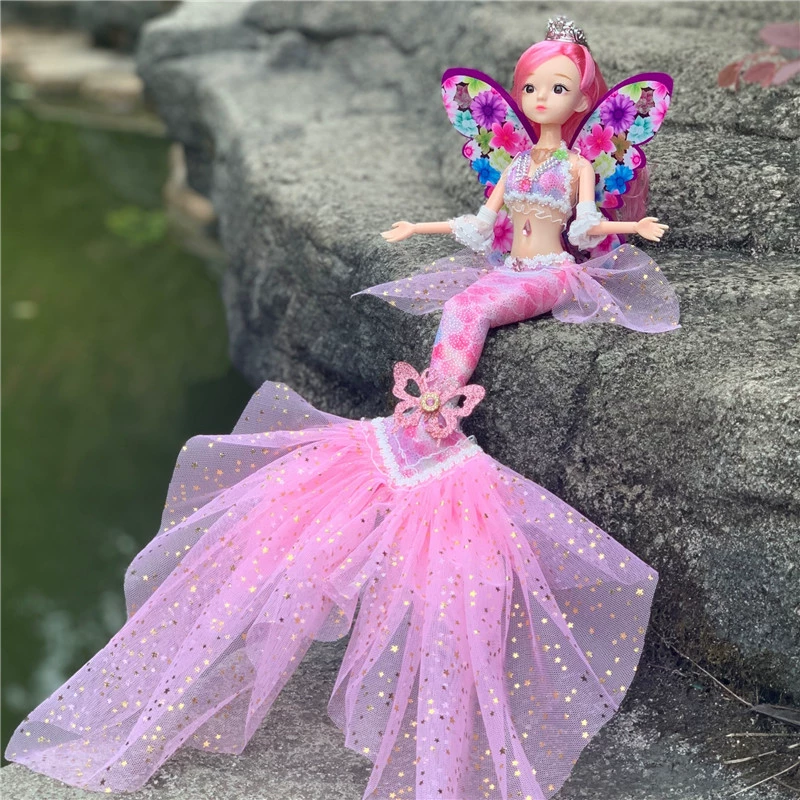 Doll, children's toy, 12 inch, mermaid, Birthday gift