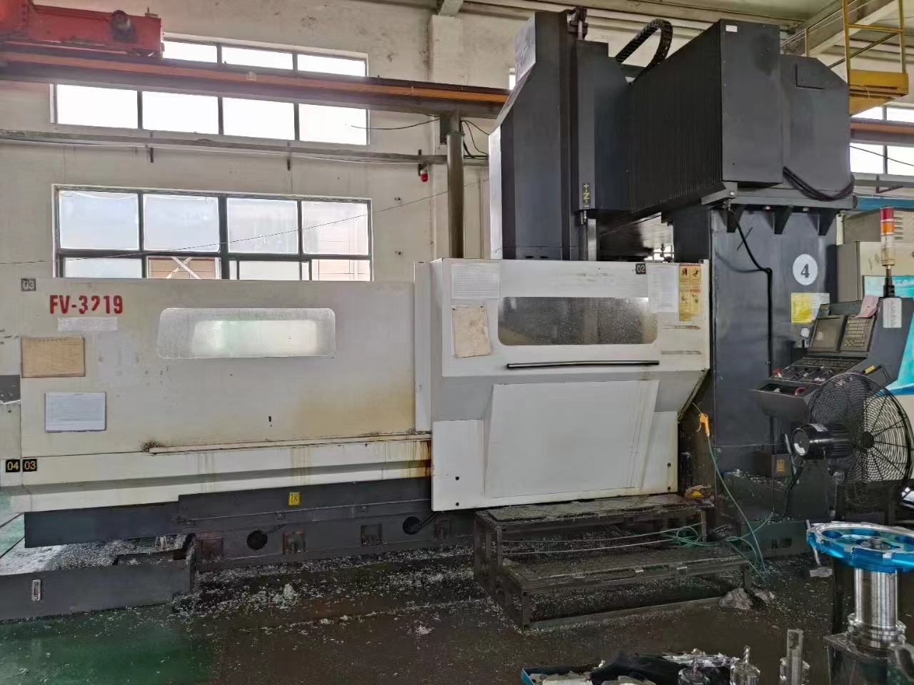 处理二手友佳FV-3219龙门加工中心二手3x1.7米龙门