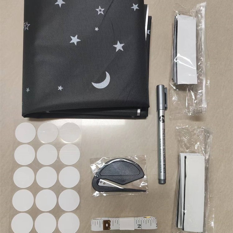 별과 달 세트 (차광포 1개 + 수납가방 + 접착제 + 벨크로 + 자 + 칼 + 마커펜)