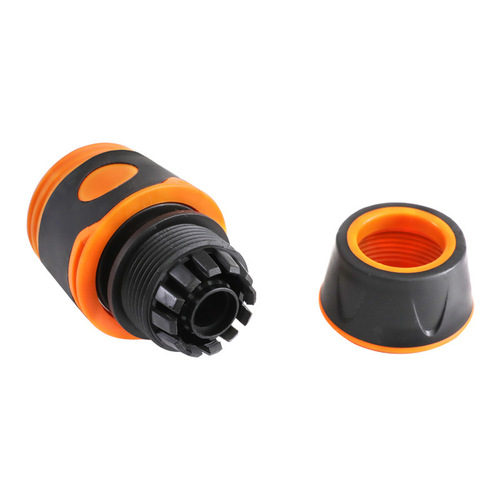Factory direct sales water pipe quick connector 4-point hose universal rubber-coated quick connector water gun accessories