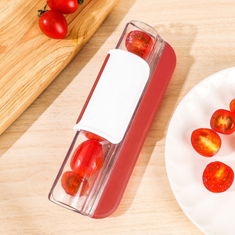 西红柿切片器葡萄切片器水果蔬菜沙拉切片器水果切手动切片器