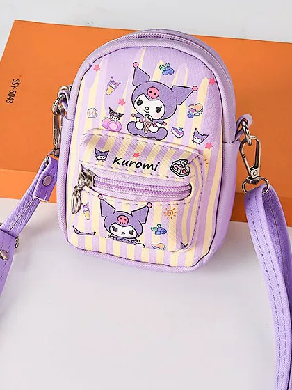 Mini backpack Hello Kitty children's cartoon crossbody bag cute girly heart-shaped coin purse student multifunctional bag