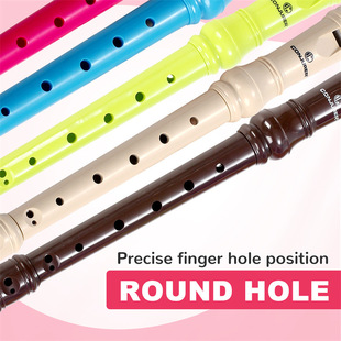 Wholesale Felt Bag for 8-Hole Recorder, Abs Material Felt Bag Packaging, Children's School Teaching German-Style Recorder