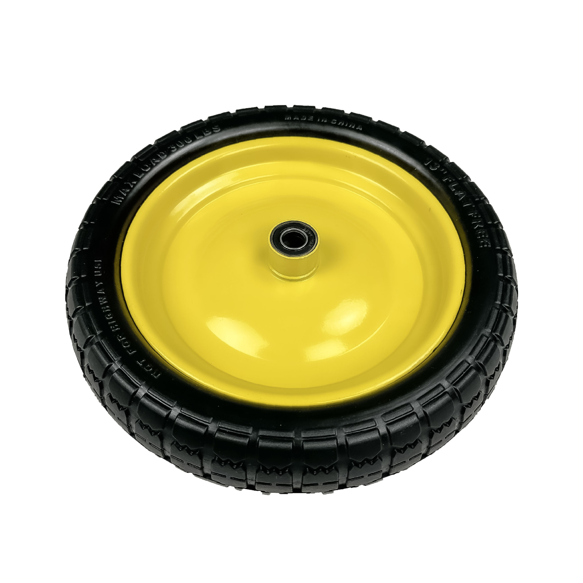13寸聚氨酯PU发泡轮工具车替换轮静音耐磨具有回弹性