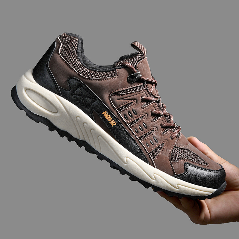 Zapatos de viaje al aire libre para hombres, zapatos de senderismo antideslizantes transpirables, zapatos de montaña deportivos de baja altura para parejas