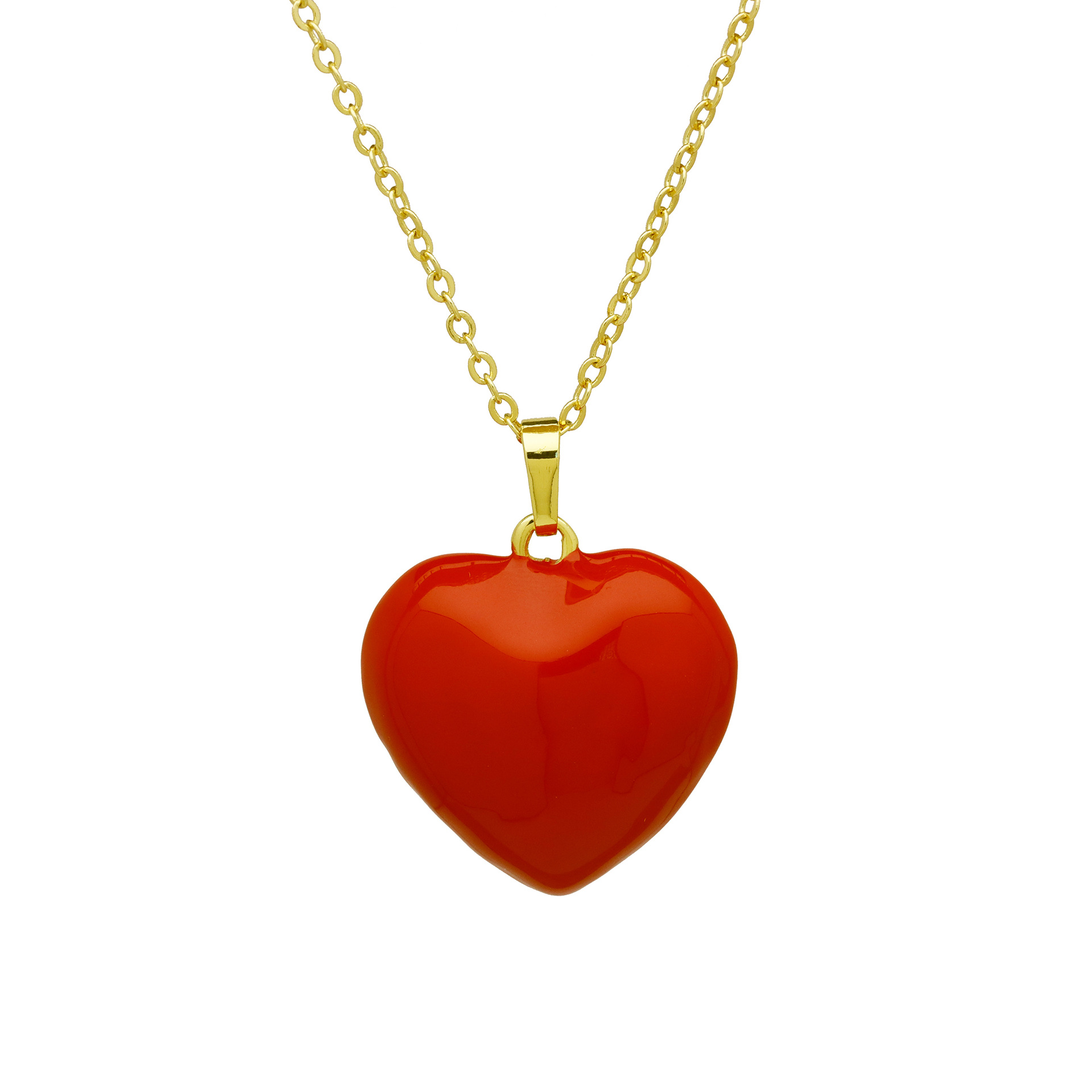 7g Weight Copper Pendant Material Pendant Necklace Classification Copper Chain Material cable chain Chain Type 1 Piece Quantity Casual, Holiday Occasion Copper Material Heart Shape Pattern Women's Gender Enamel Design Cute, Streetwear Style Copper Cable Chain Enamel Heart Shape Pendant Necklace 5