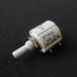 BI/TT电位器2K欧10圈精密电位器22.2MM直径功率2W-7274R2KL.25