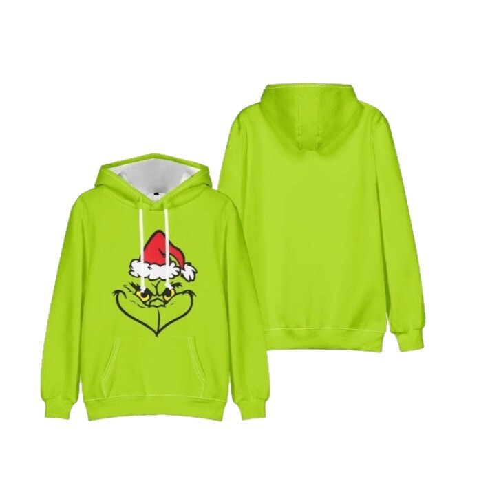 2025 Halloween Christmas Sweatshirt Green Furry Grinch Same Style Personalized Expression Pack Hoodie Same Style for Men and Women 2025 Halloween Christmas Sweatshirt Green Furry Grinch Same Style Personalized Expression Pack Hoodie Same Style for Men and Women