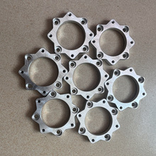 铝合金加工CNC精雕非标机械零配件可阳极碟刹盘法兰转拉座改装