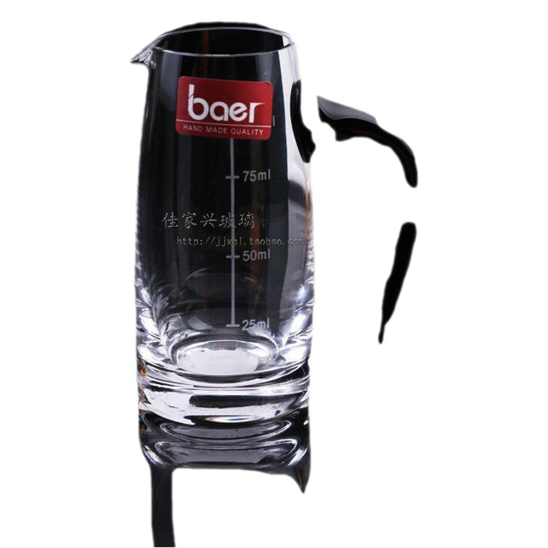 Campana de vidrio transparente separador de licor jarra de vino olla espíritus masculino taza copa de vino botella de agua fría