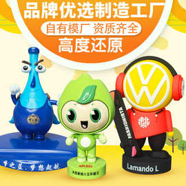 树脂盲盒定制PVC注塑公仔订做玩偶搪软胶手办摆件卡通企业吉祥物