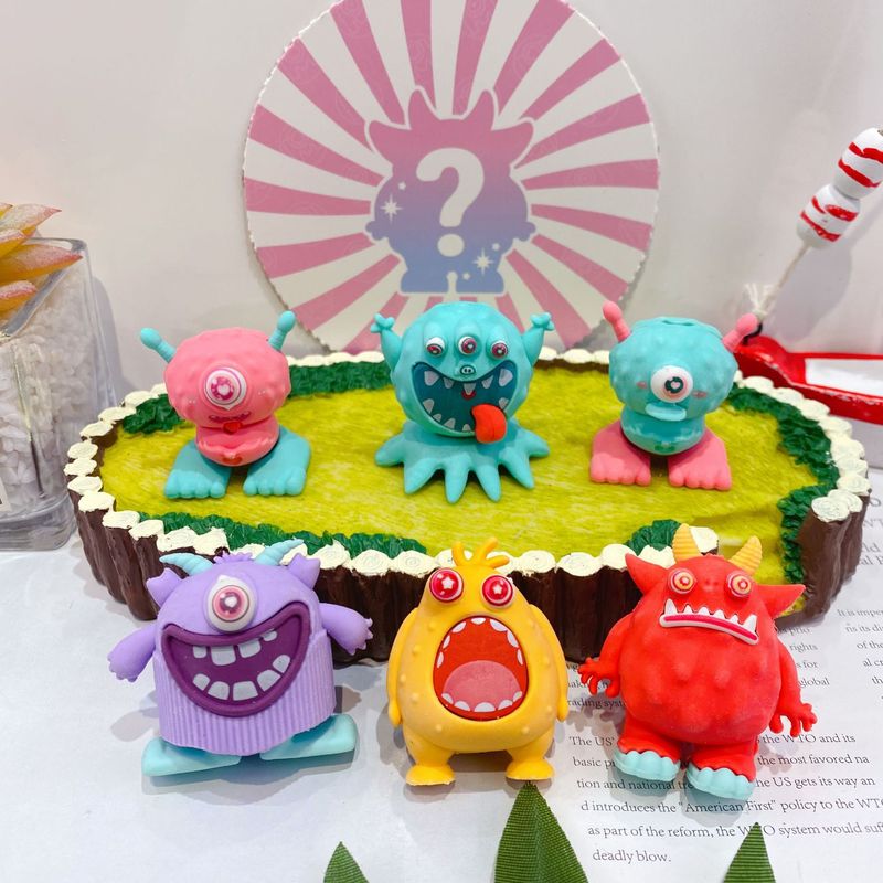 新しい漫画リトルモンスター消しゴムブラインドバッグかわいい学生文具消しゴムブラインドボックスはきれいに拭き取れます|undefined