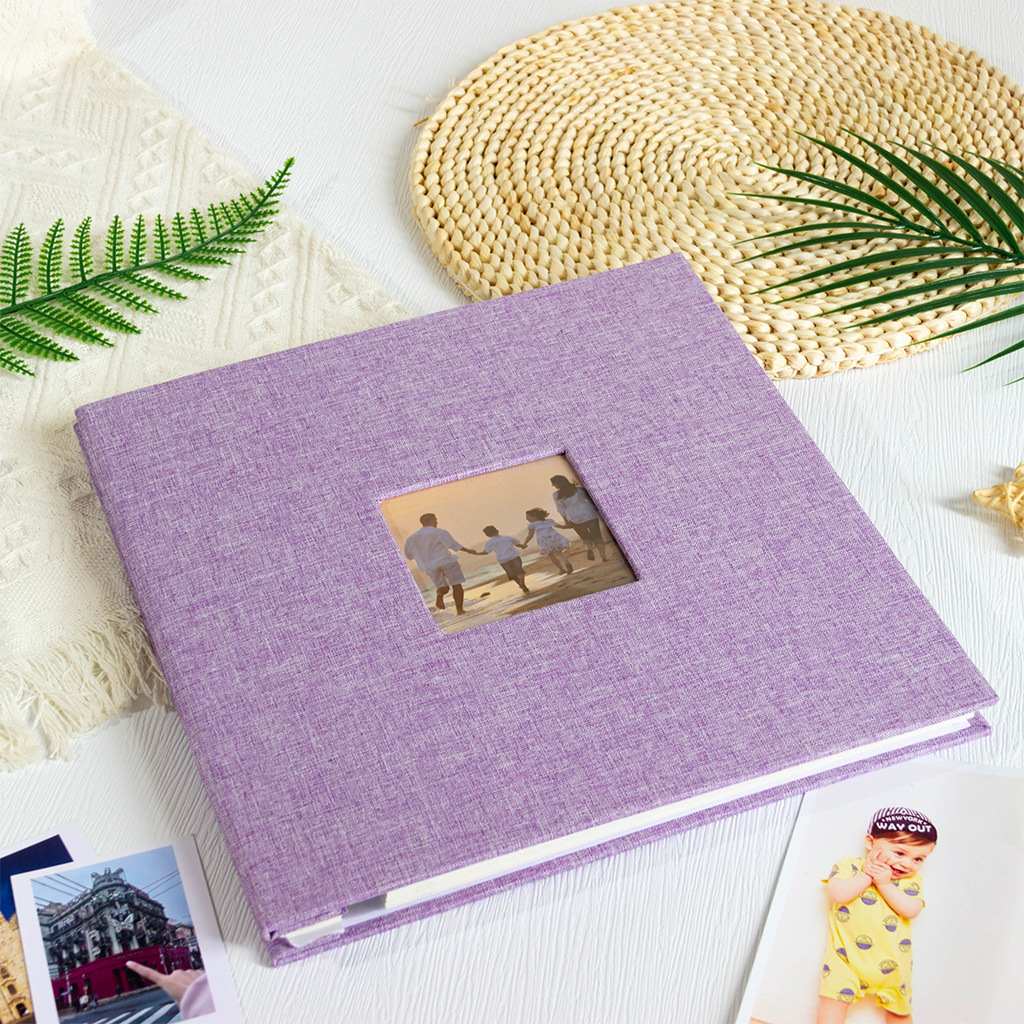 16inch 보라색 사각형 + 비행기 상자