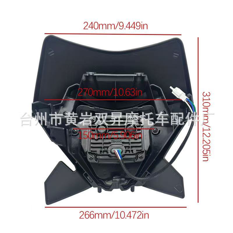 2024 Suitable for 450Exc-Fus/350Excfau Off-Road Motorcycle Modification Parts Headlight Modification