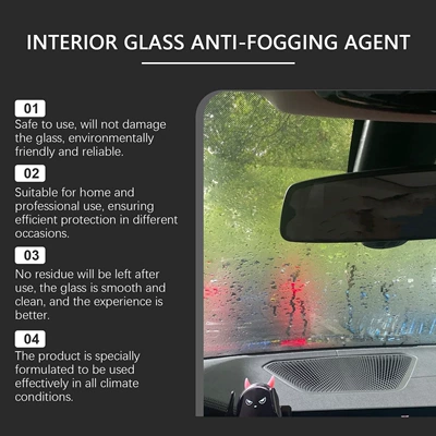 Cleaning Brightening Spray, Automotive glass defogging agent