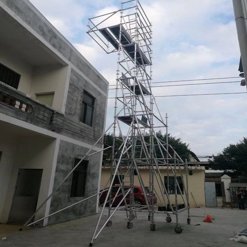 新型悬飘架 悬空架 大型商场 室内外装修 搭建延伸平台作业铝架