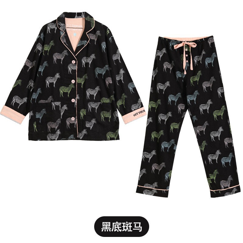 PJSawage秋冬保暖加厚磨毛家居服睡衣套装 轻柔棉质女士月子服pjs|undefined
