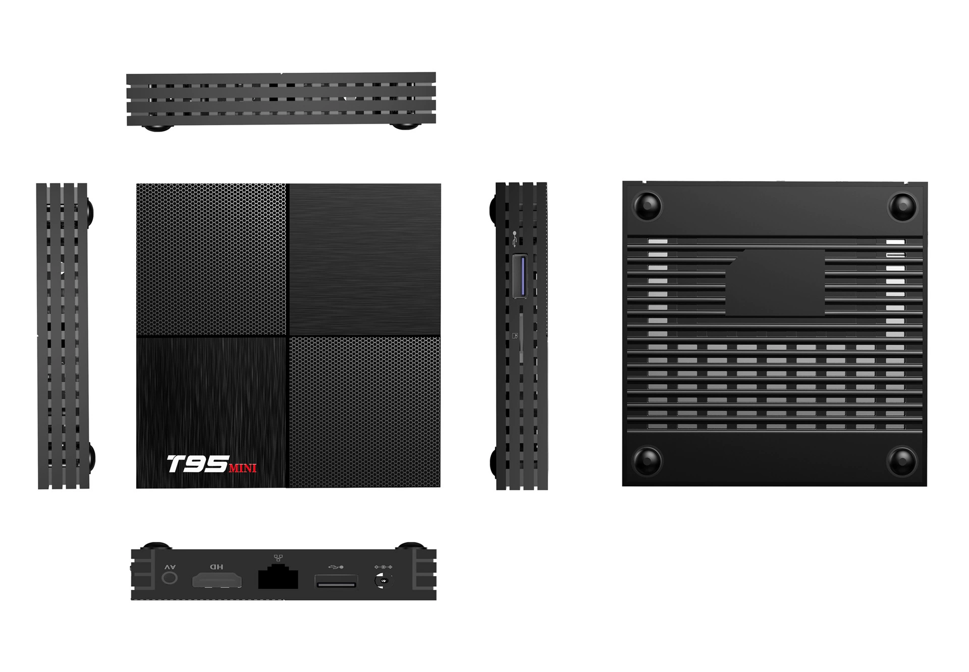 T95 mini сетевой тюнер-приёмник allwinnerh6 2Г+16Г Android плеер HD ТВ-бокс