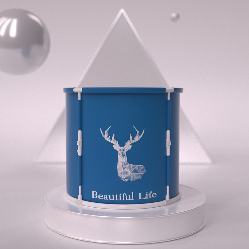 Cubo de baño plegable instalación libre para adultos y niños Cubo de baño para bebés adultos hogar sudor baño de vapor cubo bañera