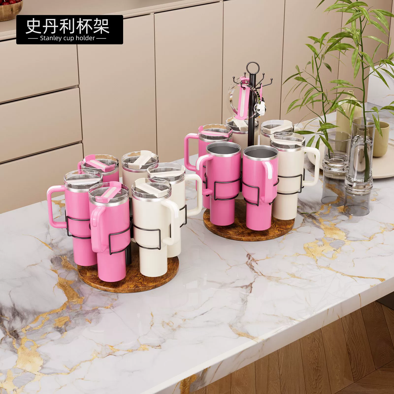 Пластиковая или стеклянная чашка New Pinli Water Cup Ice Cup Stanie Cup Stanley Cup Storage Household Stanley Cup Bridge