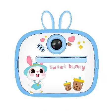 블루 + 토끼 실리콘 커버