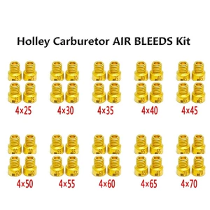 Holley karbürator hava təmizləyici dəsti əsas jet 4X 25#-70#