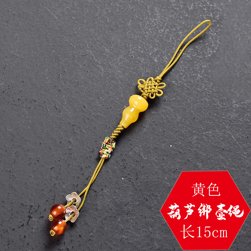 Amarillo nudo chino Calabaza-Corbata olla