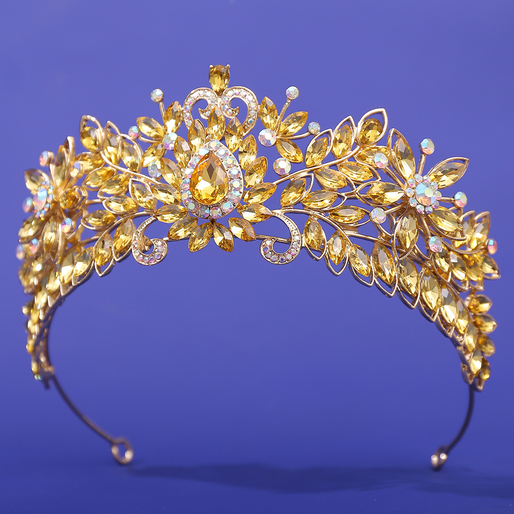 新娘珍珠水晶皇冠