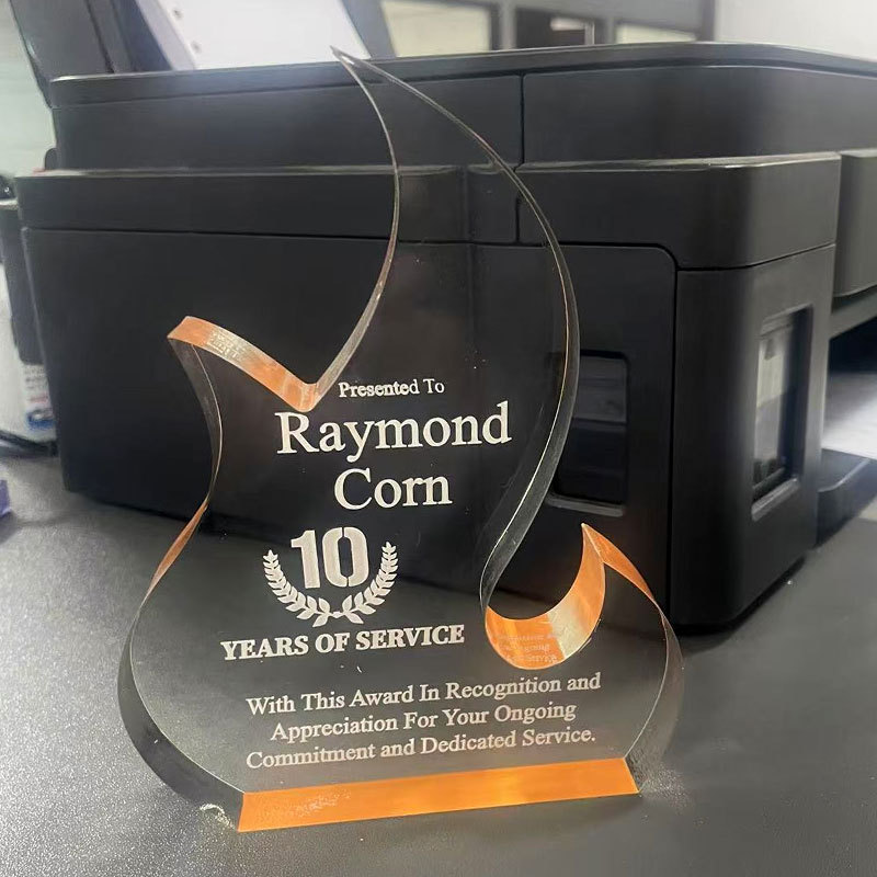 Medalla acrílica, trofeo de cristal, trofeo creativo, tarjeta de autorización, trofeo conmemorativo, trofeo conmemorativo, producción de trofeos