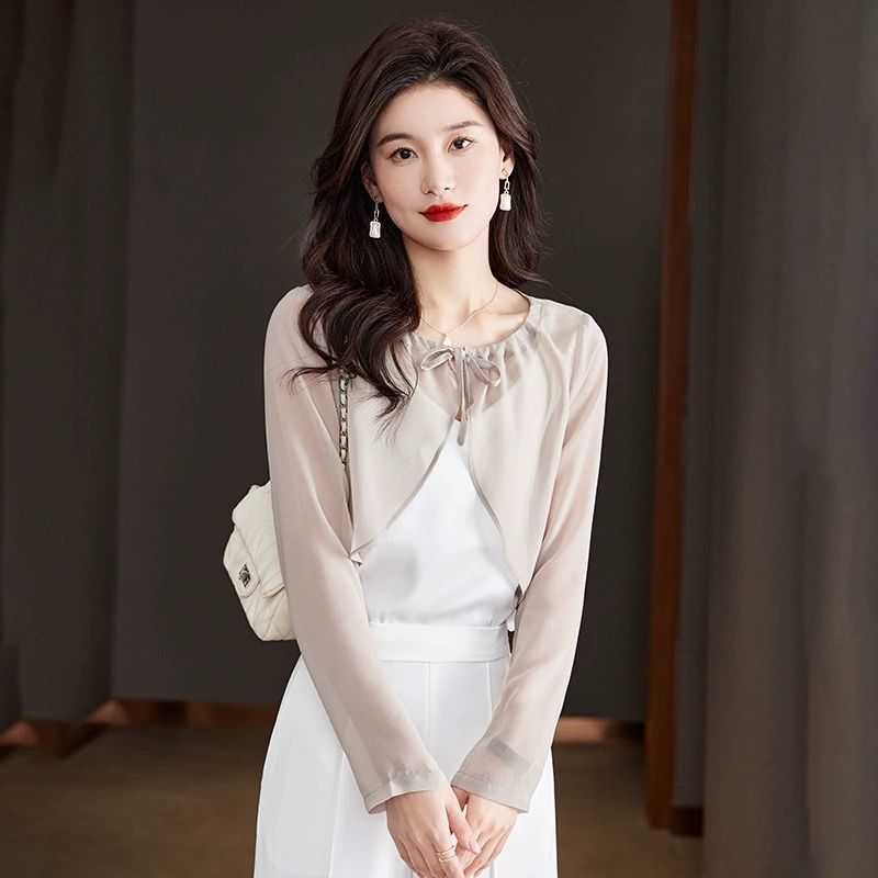 살구 [가디건 단품, 엄선된 고급 원단]