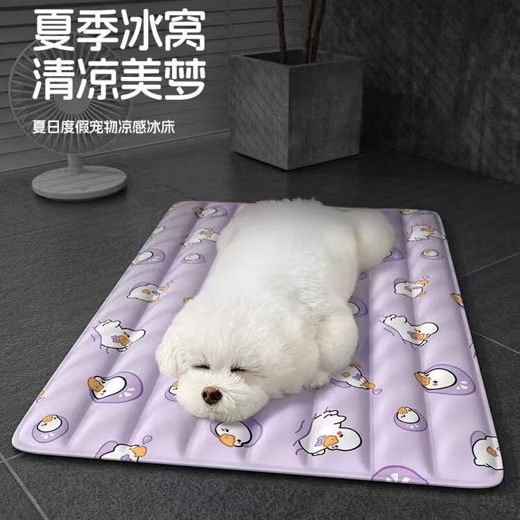 Water-Free Summer Pet Ice Mat, Cat Cooling Mat, Dog Cooling Ice Bed, Bite-Resistant and Scratch-Proof Sleeping Mat, Pet Wholesale