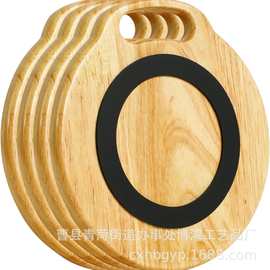 跨境家用实木隔热垫圆形厨房木质砂锅垫通用正反两用实木杯垫子