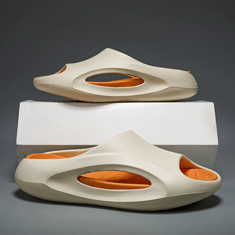 Тапочки мужские 2023 Летняя новая верхняя одежда, домашняя одежда двойного назначения, пляжные болотные модные шлепанцы, мягкое толстое дно, удобные, крутые