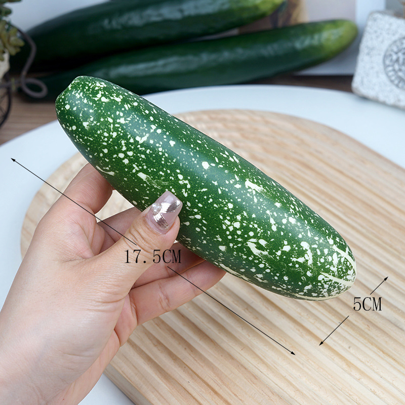 擬似擬似偽果物野菜ソフトサイズ苦いキュウリ青瓜ナスモデルキッチン装飾家庭置物おもちゃ|undefined