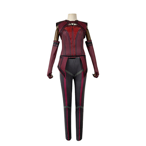 Marvel movie American TV series Wanda Vision cos costume Scarlet Witch Scarlet Witch cosplay Halloween costume