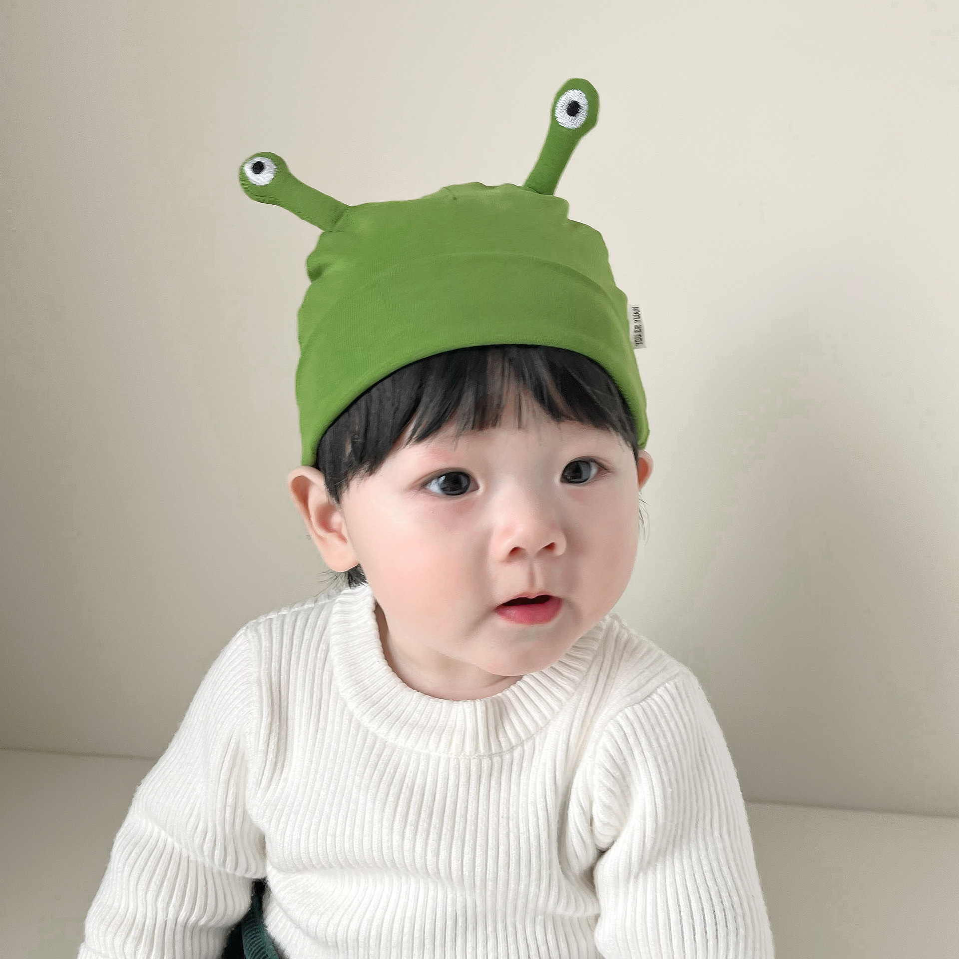 Children Unisex Fashion Solid Color Patchwork Baby Hat display picture 5