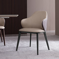 北欧餐椅现代简约家用餐厅靠背凳子休闲创意网红ins意式实木椅子