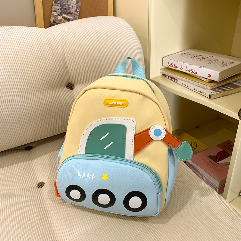 Nuevas mochilas de jardín de infantes para niños y niñas lindas excavadoras mochilas de hombro ligeras para reducir la carga del coche mochilas para niños