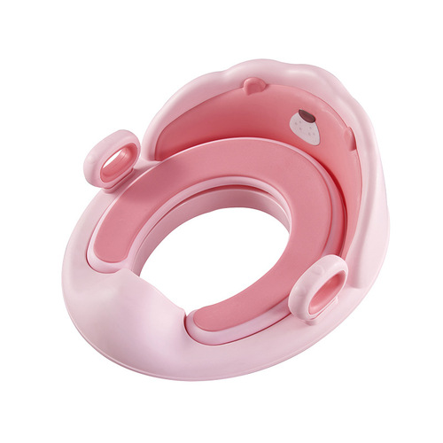 New infant toilet seat, baby toilet seat, soft cushion, children's toilet auxiliary seat cushion, carrying armrest hanging