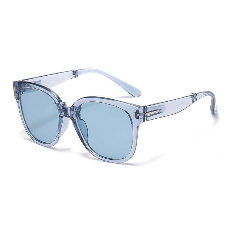 Gafas de sol plegables Gafas de sol de tendencia de moda de viaje con marco redondo retro transfronterizo portátil Gafas de sol de protección UV