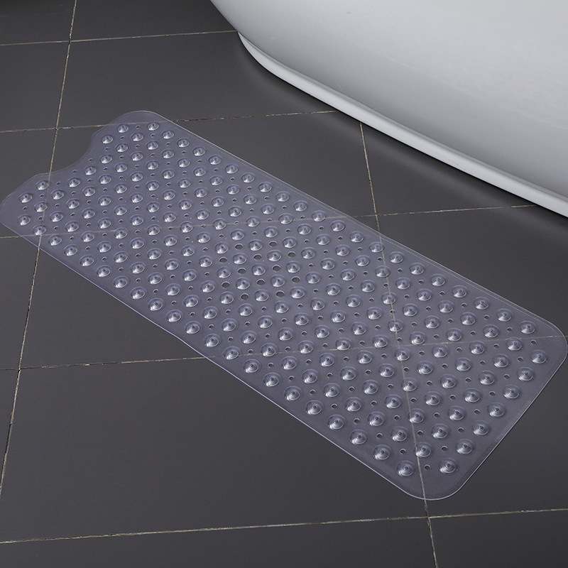 浴室滑り止めマット卸売り吸盤付きバスマットトイレ専用家庭用転倒防止環境保護pvcマット40*100|undefined