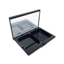 森荣 方形粉饼盒空盒塑料包材可带镜子贴片可定制
