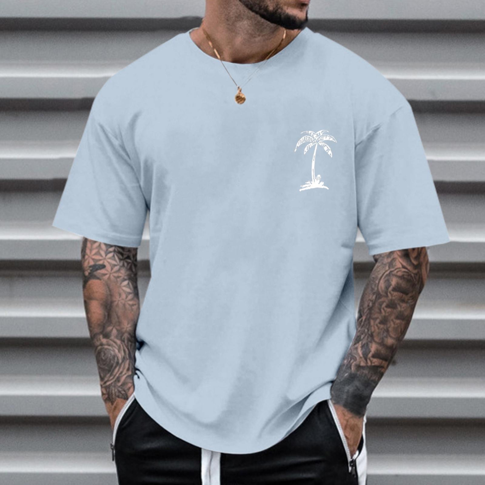 Men's Gender Wholesale Men's Casual Printing Short Sleeve Men's Tops