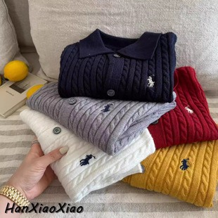 [Han Xiaoxiao] Children's Clothing New Children's Knitwear Jacket Boy's Cardigan Sweater Spring Top Sweater Korean Style
