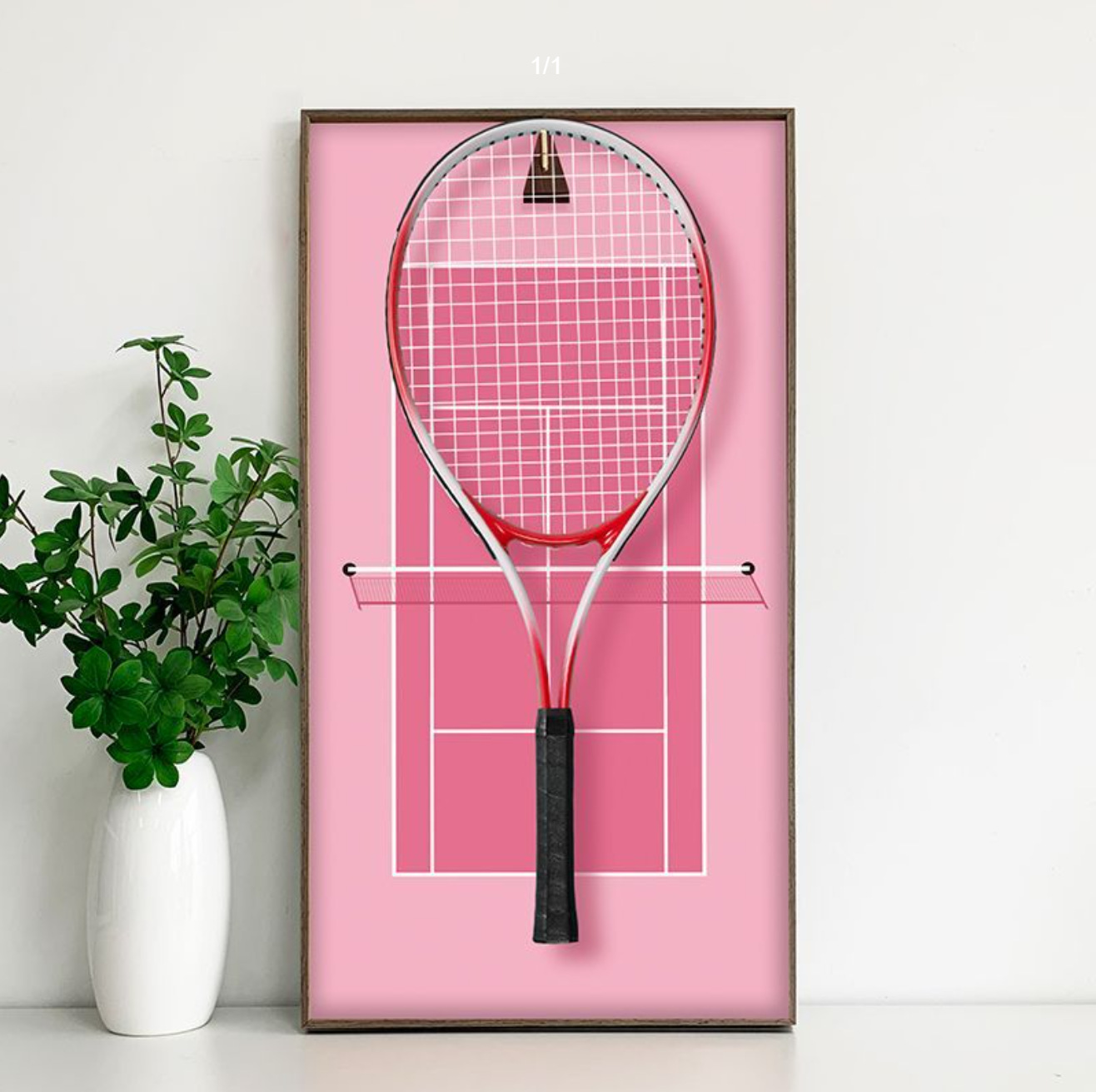 Pink net (only frame, racket not included) / 40x80 without light