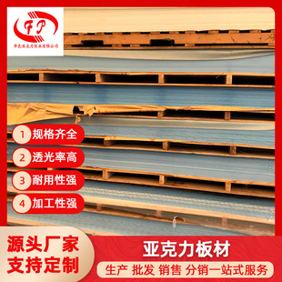 Foshan transparent acrylic plate plastic plate extrusion plate pouring plate laser cutting engraving factory customization