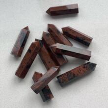 厂家批发天然白粉黄水晶六棱柱子一公斤摆件紫晶单尖水晶柱原石